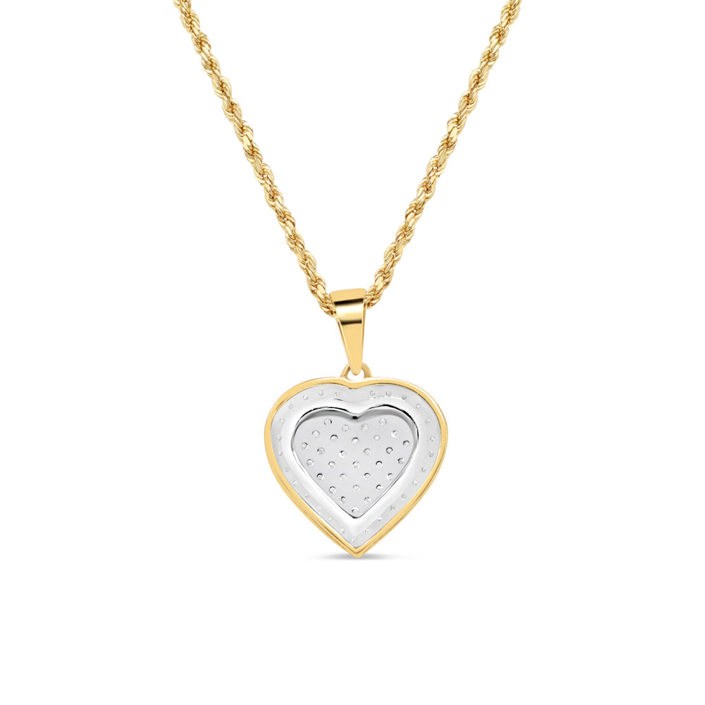Heart Diamond Pendant | .21 CTW | 10K