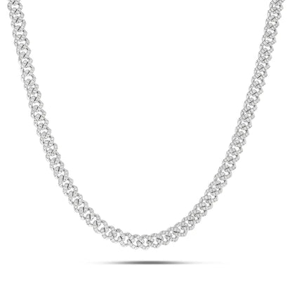 Diamond Cuban Chain | 10K GOLD 2.40CTW | 3MM | 5 Color Options Available | Two Tone Available