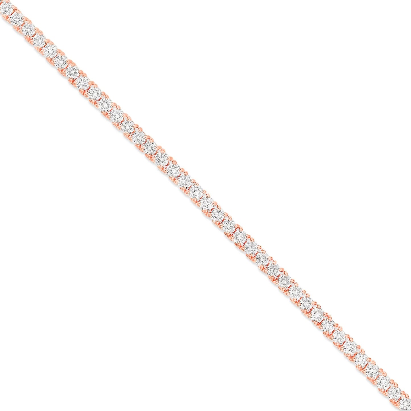 4-Prong Diamond Tennis Chain | 14K GOLD 13.34CTW | 3MM | 3 Color Options Available