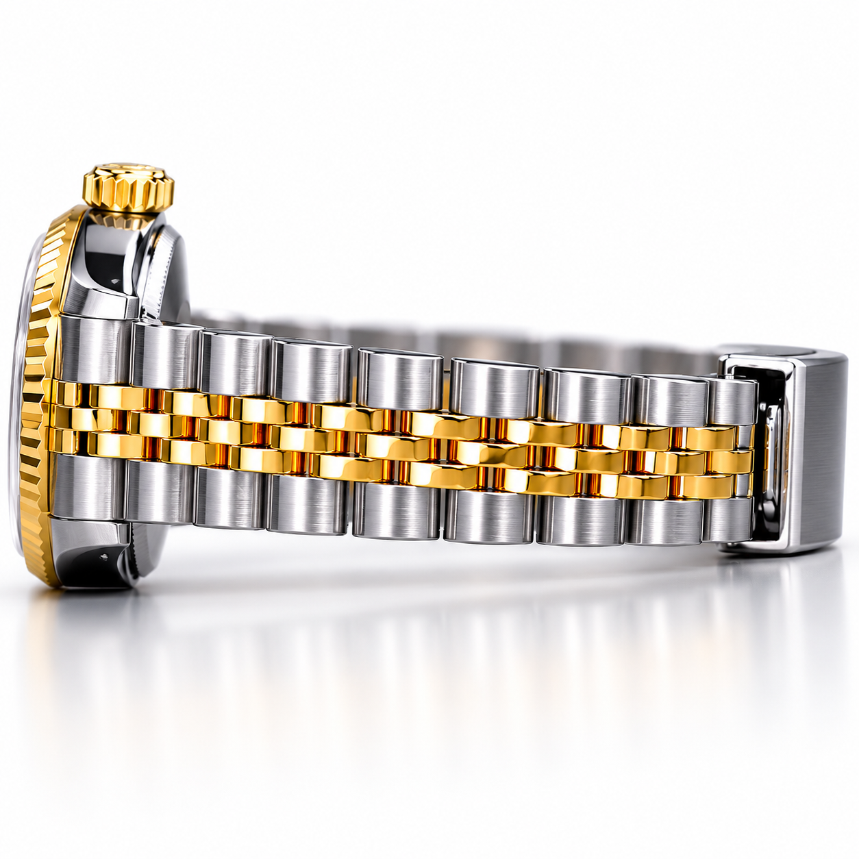 Rolex Datejust 69173 26MM Black Diamond Dial With Two Tone Jubilee Bracelet