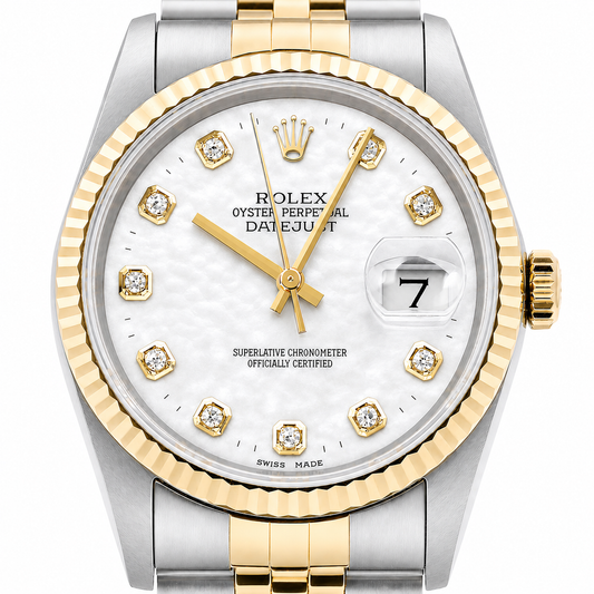 Rolex Datejust Watch | 31MM | White Mop Diamond Dial  | Jubilee Band