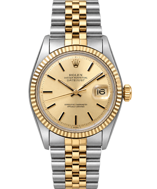 Rolex Datejust Watch 1601 for Men | 36MM| Jubilee Band Champagne Dial