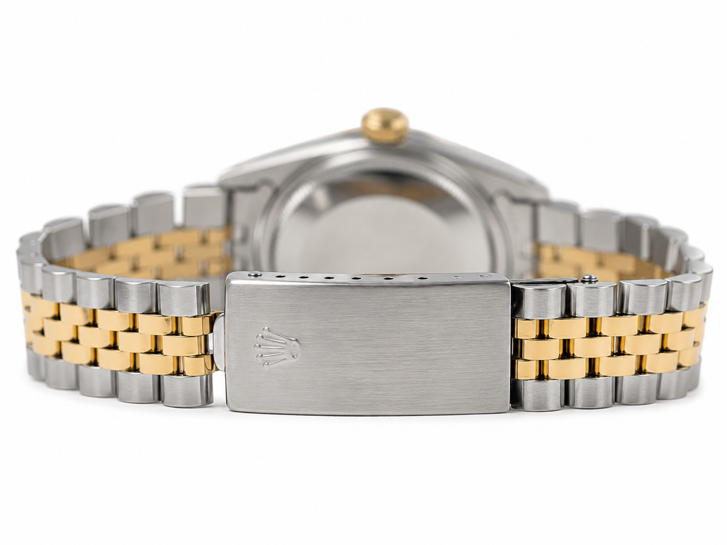 Special Rolex Datejust Watch | 36MM | Mop Diamond Dial | Jubilee Band Two Tone Diamond Bangle Diamond Earrings