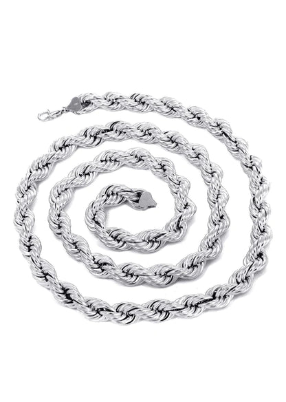Gold Chain mens Hollow Rope Chain 