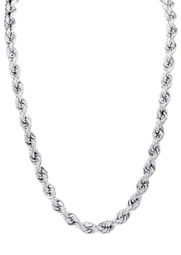 Gold Chain mens Hollow Rope Chain 10K Gold