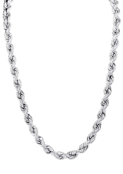 Gold Chain mens Hollow Rope Chain 10K Gold