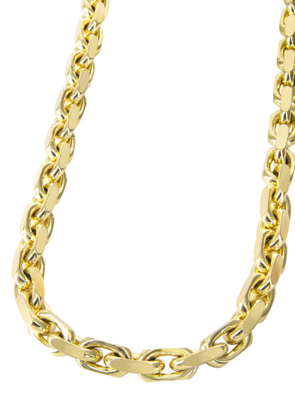 Solid Hermes Link 10K/14K - Yellow Gold