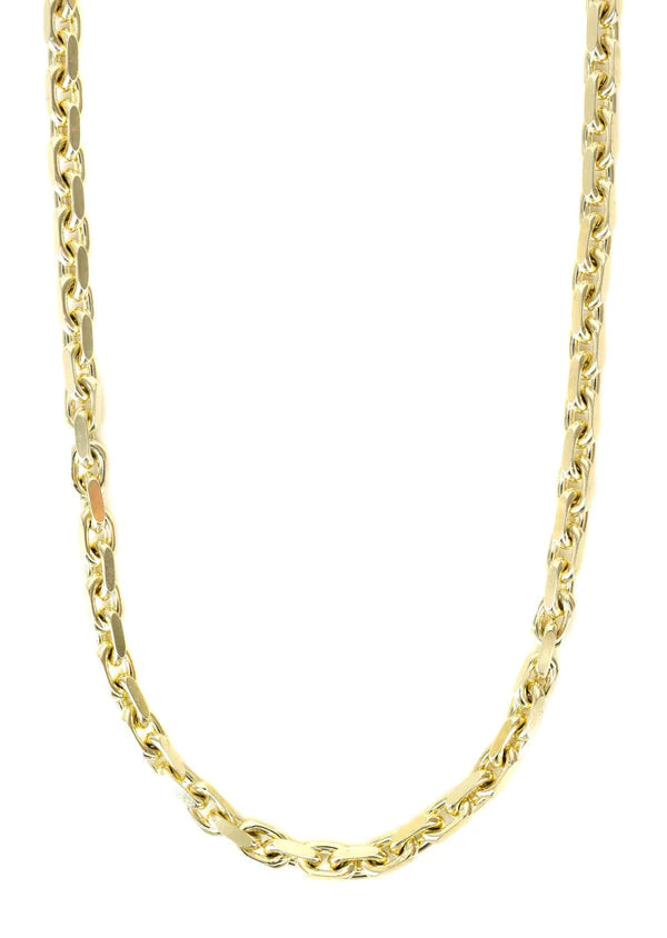 Solid Hermes Link 10K/14K - Yellow Gold