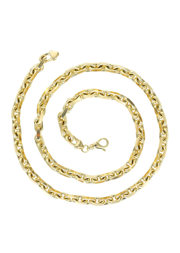 Solid Hermes Link 10K/14K - Yellow Gold