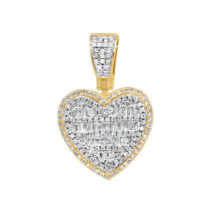 Heart Pendant with Necklace | 14K Yellow Gold | 17.64MM| 0.67CT