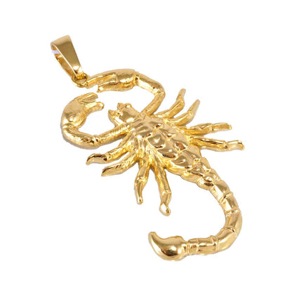 Scorpion Pendant | Yellow Gold 10K | 2.5 inches