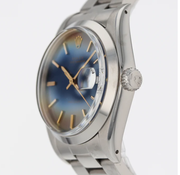 Rolex Oyster Date Watch  | 34MM | Blue Dial | Oyster Band