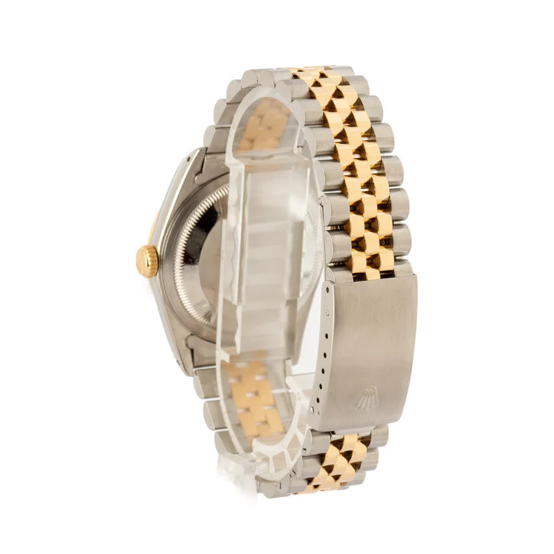 Rolex DateJust 16233  | 36MM | Diamond Champagne Dial | Two Tone | Jubile Band