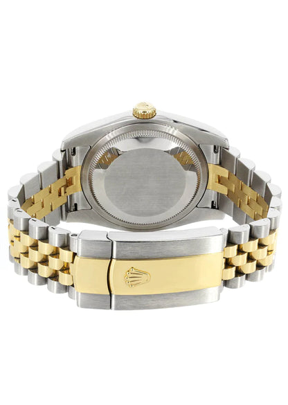 Rolex Datejust  Watch | 41MM | Black Index Dial | 18K Yellow Gold & Stainless Steel | Jubilee Band