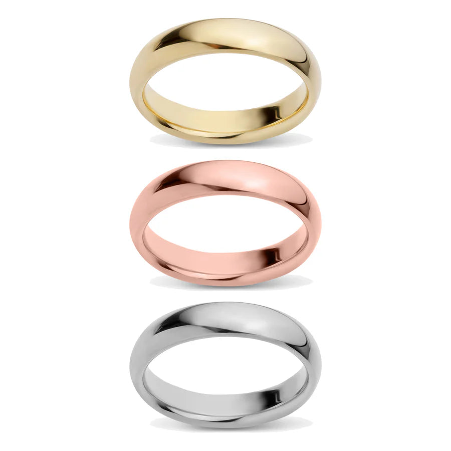 Classic Comfort Fit Wedding Band Gold - Solid