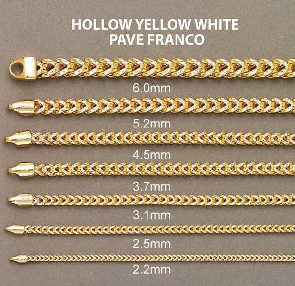 yellow hollow pave franco