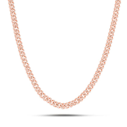 Diamond Cuban Chain | 10K GOLD 2.40CTW | 3MM | 5 Color Options Available | Two Tone Available