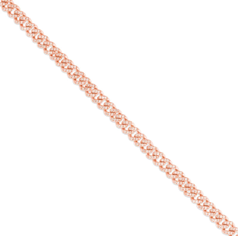 Diamond Cuban Chain | 10K GOLD 2.40CTW | 3MM | 5 Color Options Available | Two Tone Available