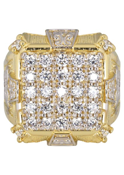 Mens Pinky Ring | 10K Solid Yellow Gold | Style #6