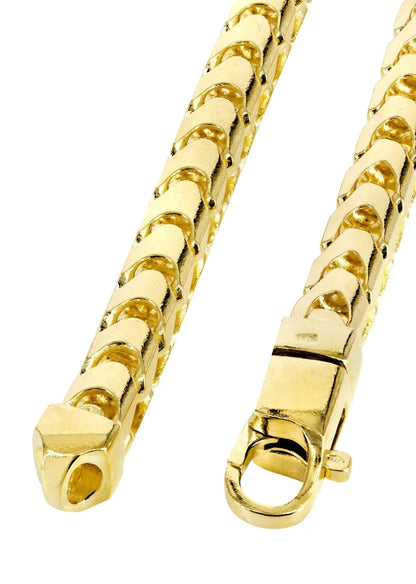 Solid Gold Franco Chain 10K/14K - Yellow Gold