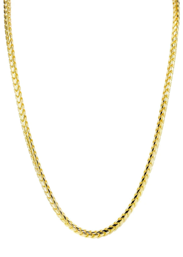 Solid Gold Franco Chain 10K/14K - Yellow Gold