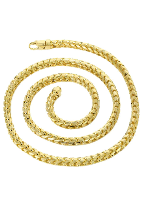 Solid Gold Franco Chain 10K/14K - Yellow Gold