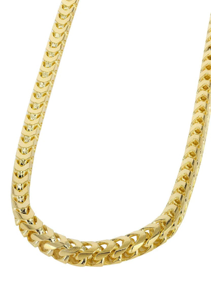 Solid Gold Franco Chain 10K/14K - Yellow Gold