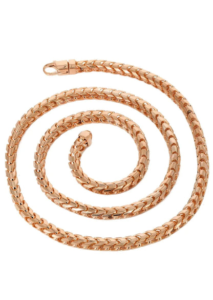 Solid Gold Franco Chain 10K/14K - Rose Gold