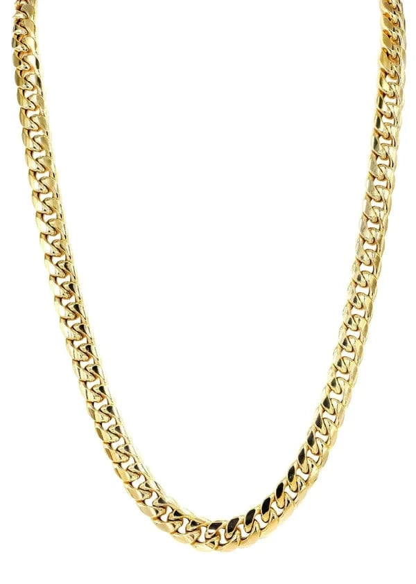 yellow hollow miami cuban chain f